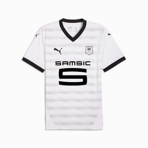 Jersey Stade Rennais FC 2024/25 Away Puma Football Kit White / Black | Jersey-710