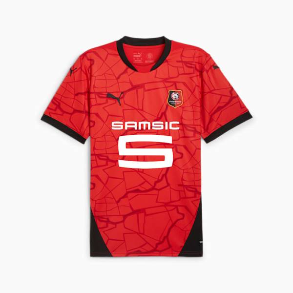 Jersey Stade Rennais FC 2024/25 Home Puma Football Kit Red | Jersey-708