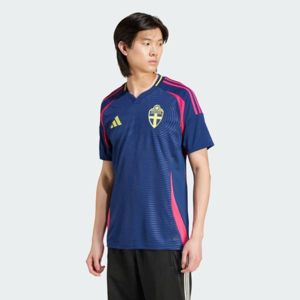 Jersey Sweden 2024 Away Adidas Football Stadium Kit Navy | Jersey-140