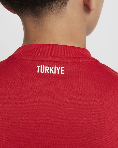 Jersey Türkiye 2024/25 Stadium Away Nike Football Kit Red | Jersey-81