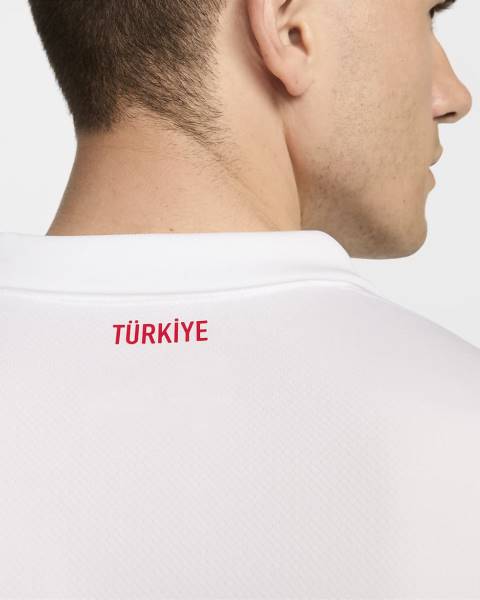 Jersey Türkiye 2024/25 Stadium Home Nike Football Kit White / Red | Jersey-76