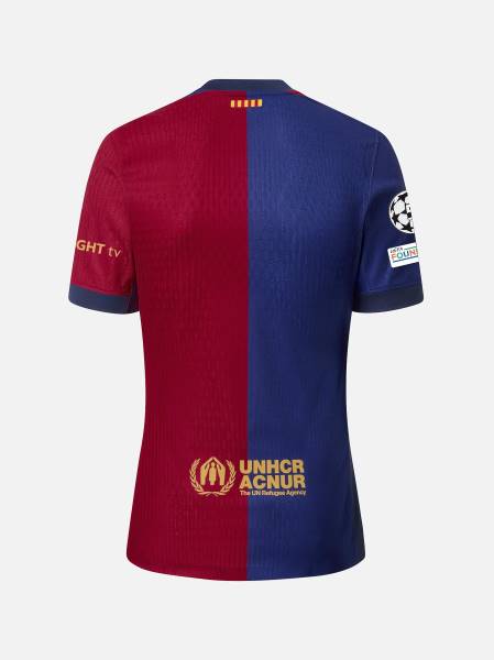 Jersey UCL - FC Barcelona 2024/25 Away Match Nike Football Kit Black / Red / Blue | Jersey-396