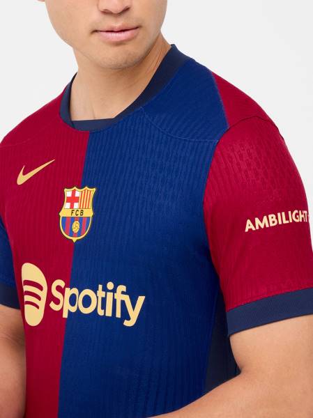 Jersey UCL - FC Barcelona 2024/25 Away Match Nike Football Kit Black / Red / Blue | Jersey-396