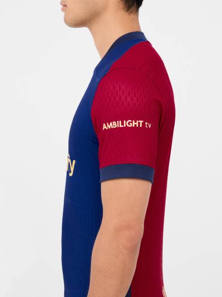 Jersey UCL - FC Barcelona 2024/25 Away Match Nike Football Kit Black / Red / Blue | Jersey-396