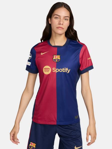 Jersey UCL - FC Barcelona 2024/25 Home Stadium Nike Football Kit Blue / Red | Jersey-394