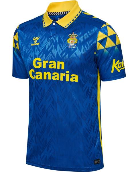 Jersey UD Las Palmas 2024/25 Away Hummel Football Kit Blue / Yellow | Jersey-452