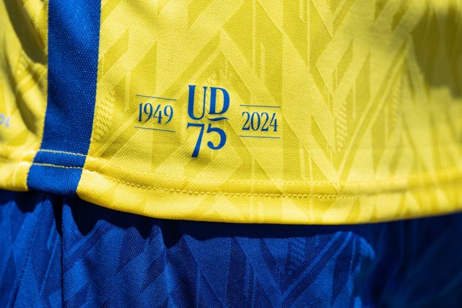 Jersey UD Las Palmas 2024/25 Home Hummel Football Kit Yellow / Blue | Jersey-451