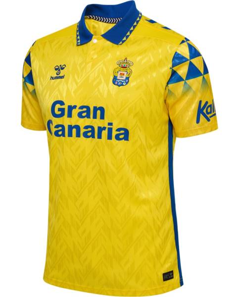 Jersey UD Las Palmas 2024/25 Home Hummel Football Kit Yellow / Blue | Jersey-451