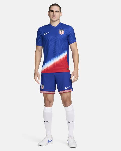 Jersey USMNT 2024 Match Away Nike Football Kit Blue / Red | Jersey-103