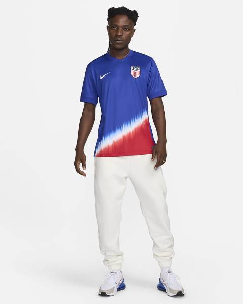 Jersey USMNT 2024 Stadium Away Nike Football Kit Blue / Red | Jersey-104