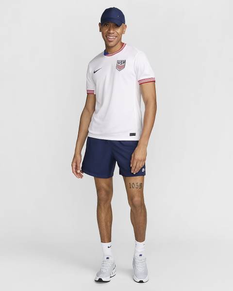 Jersey USMNT 2024 Stadium Home Nike Football Kit White | Jersey-100