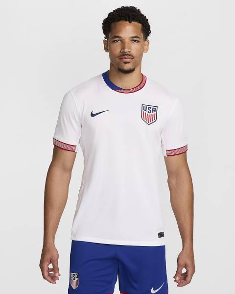 Jersey USMNT 2024 Stadium Home Nike Football Kit White | Jersey-100