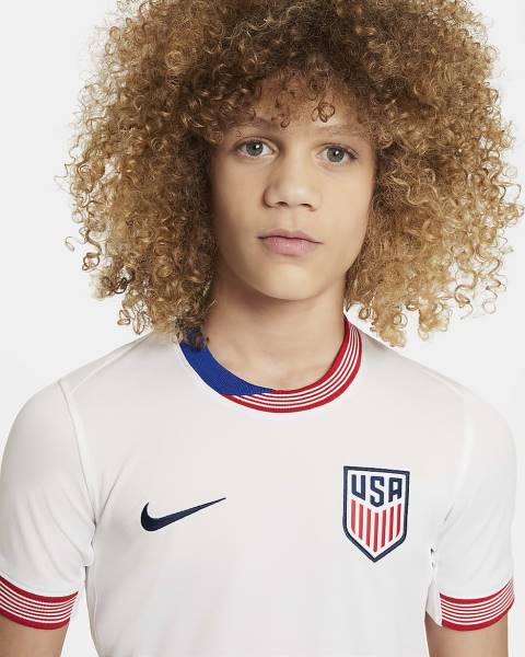 Jersey USMNT 2024 Stadium Home Nike Football Kit White | Jersey-102