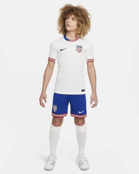 Jersey USMNT 2024 Stadium Home Nike Football Kit White | Jersey-102