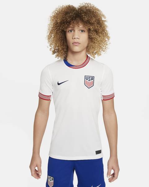 Jersey USMNT 2024 Stadium Home Nike Football Kit White | Jersey-102