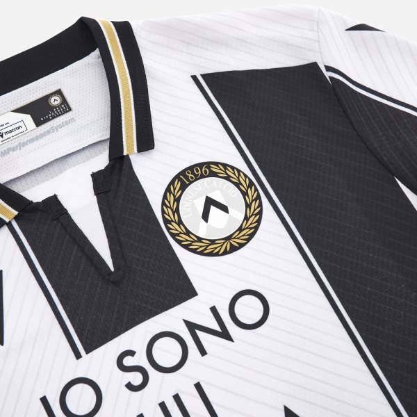 Jersey Udinese Calcio 2024/25 Home Macron Football Kit White / Black | Jersey-532