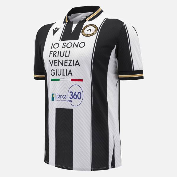 Jersey Udinese Calcio 2024/25 Home Macron Football Kit White / Black | Jersey-532