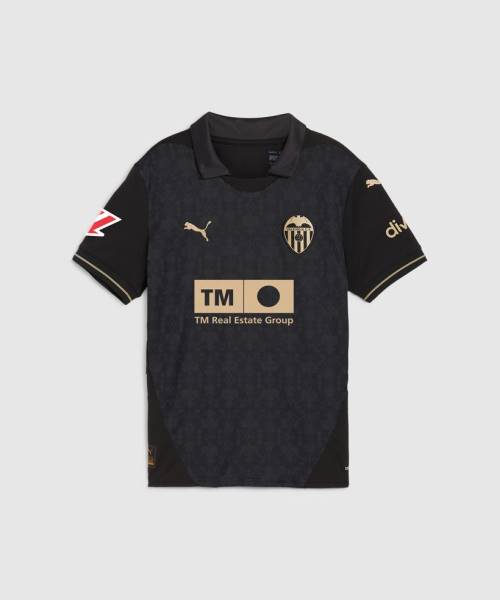 Jersey Valencia CF 2024/25 Away Puma Football Kit Black | Jersey-457