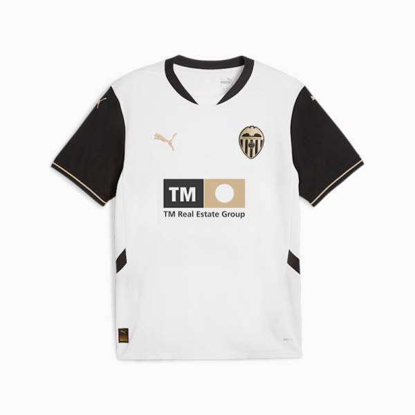 Jersey Valencia CF 2024/25 Home Puma Football Kit White / Black | Jersey-453