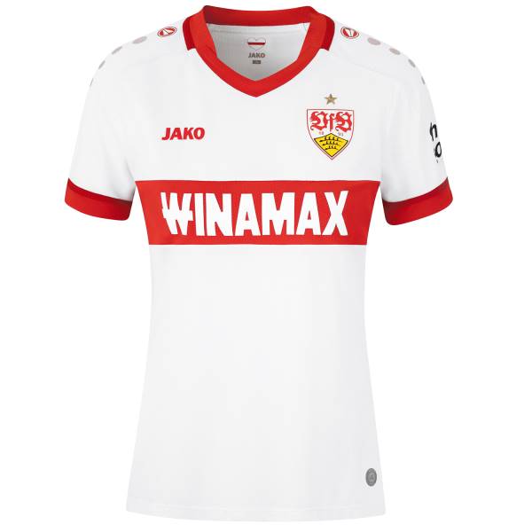 Jersey VfB Stuttgart 2024/25 Home Jako Football Kit White / Red | Jersey-545