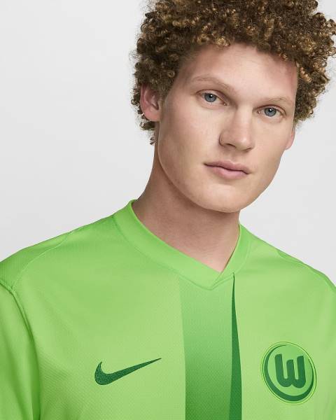 Jersey VfL Wolfsburg 2024/25 Home Nike Football Kit Light Green | Jersey-602