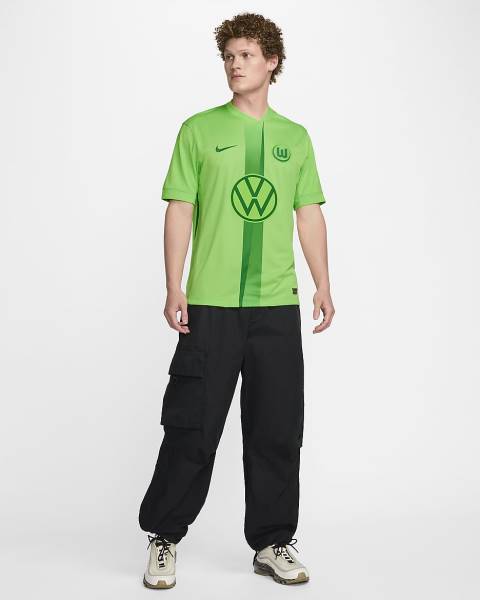 Jersey VfL Wolfsburg 2024/25 Home Nike Football Kit Light Green | Jersey-602