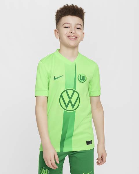 Jersey VfL Wolfsburg 2024/25 Home Nike Football Kit Light Green | Jersey-604