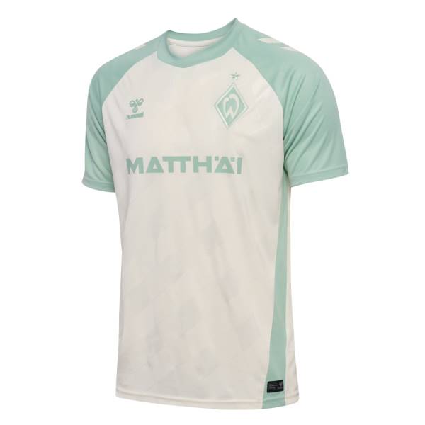 Jersey Werder Bremen 2024/25 Away Hummel Football Kit White / Green | Jersey-589