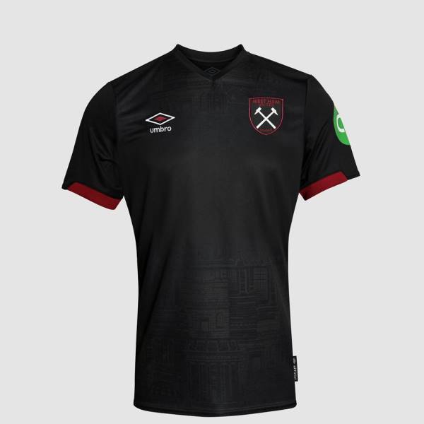 Jersey West Ham 2024/25 Away Umbro Football Kit Black | Jersey-353