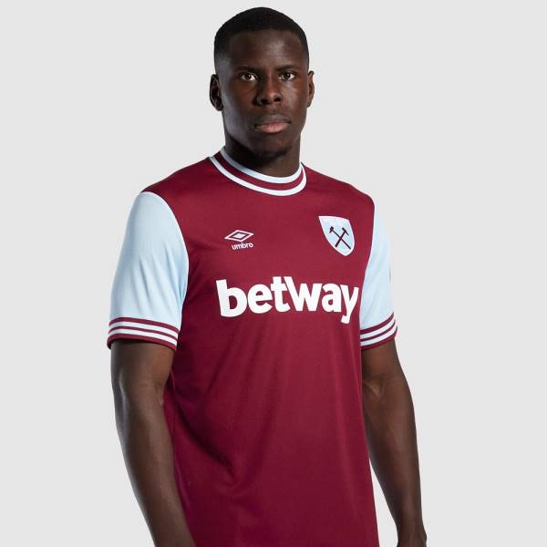 Jersey West Ham 2024/25 Home Umbro Football Kit Red / Blue | Jersey-348